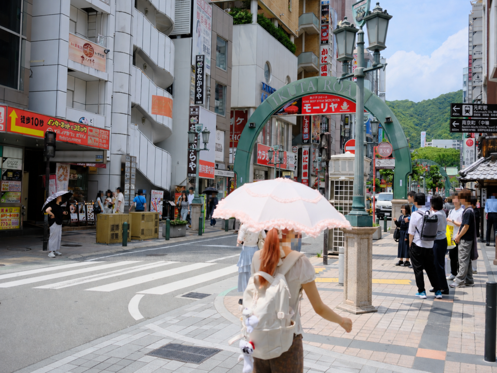 阪急三宮駅前の風景