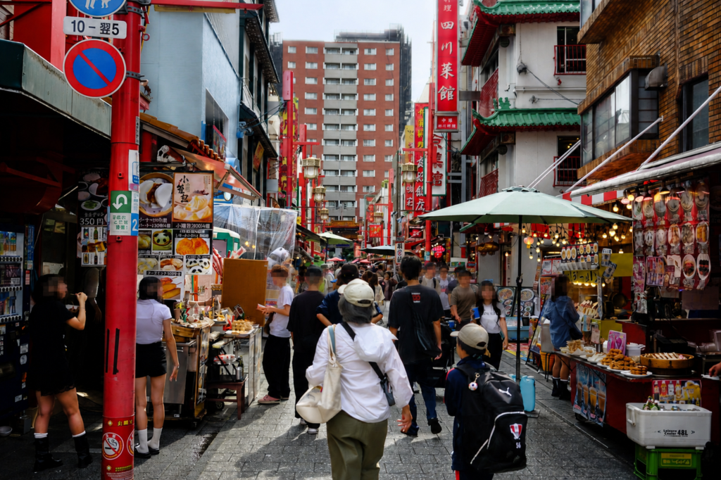 神戸南京町の賑わい